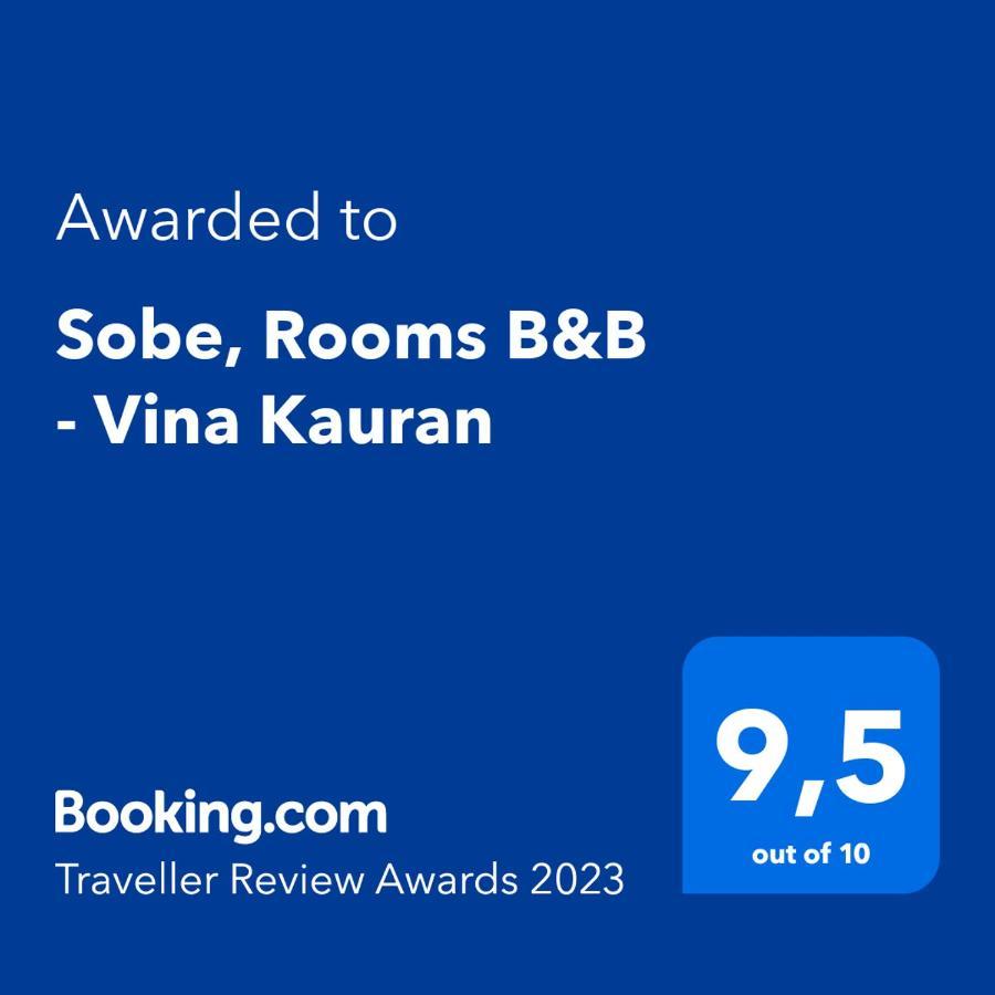 Sobe, Rooms B&B - Vina Kauran Zgornji Jakobski Dol Zewnętrze zdjęcie